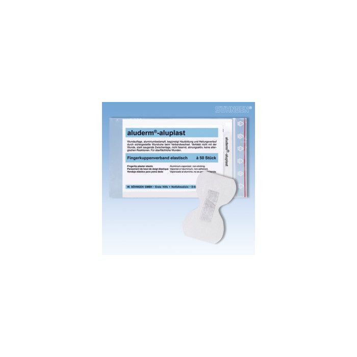 Söhngen aluderm®-aluplast elastisch Fingerkuppenverband 4,3 x 7,2 cm 50 Stück