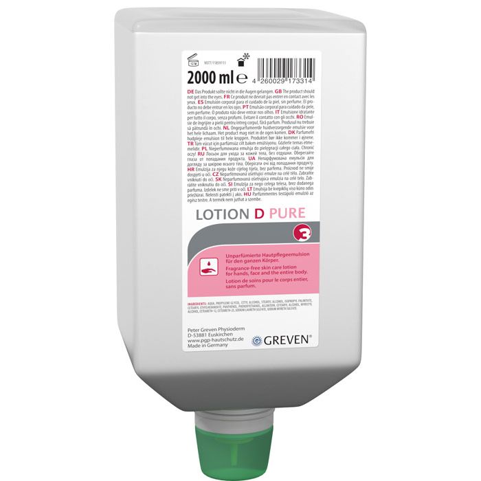 Greven® LOTION D PURE  Peter Greven Pflegelotion  - 1000 ml Varioflasche
