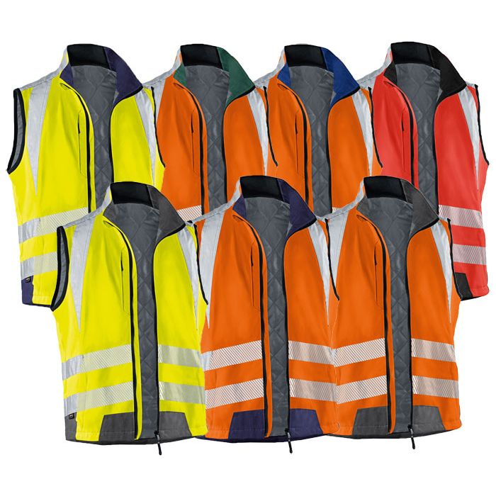 KÜBLER workwear Kübler Warnweste Winter REFLECTIQ 7207 Winter Warnweste gefütterte Weste