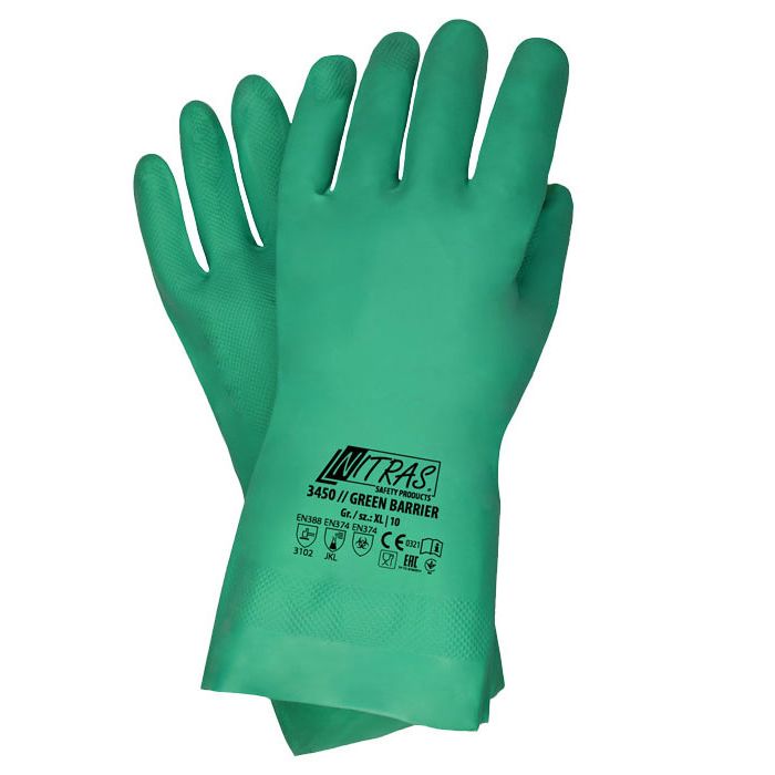 NITRAS® Green Barrier 3450 Nitrilhandschuhe Chemikalienschutzhandschuhe NITRAS® 3450