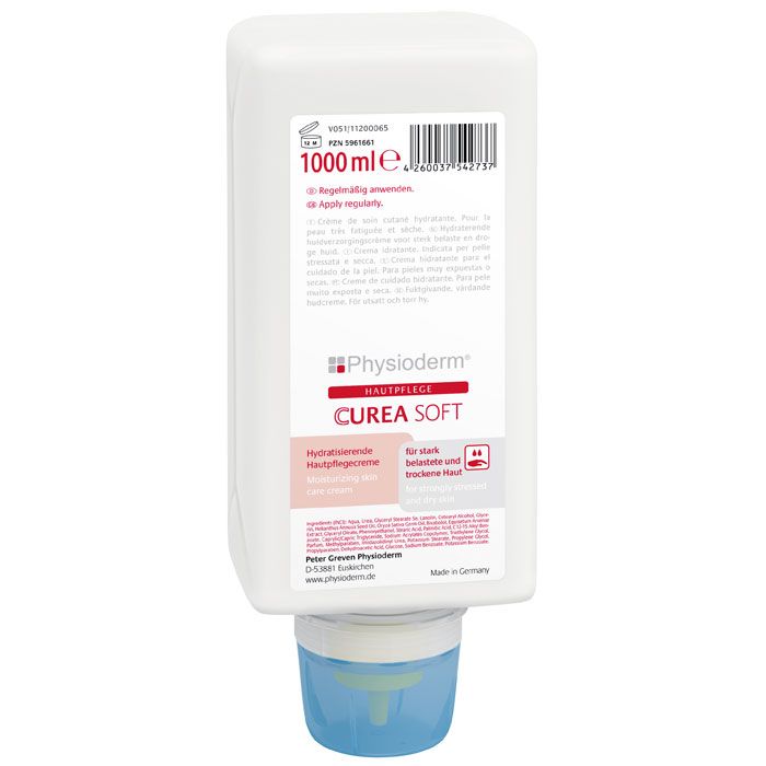 Physioderm® CUREA Physioderm Hautpflegecreme - 1000 ml Varioflasche
