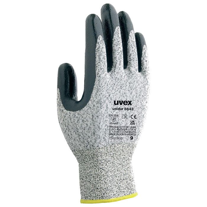 uvex unidur 6643 60314 uvex Schnittschutzhandschuh unidur 6643