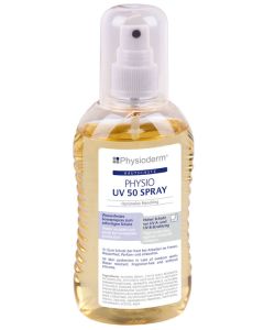 Physioderm® PHYSIO UV 50 Spray Hautschutz Physioderm Hautschutz - 200 ml Spray Physioderm® PHYSIO UV 50 Spray Hautschutz Physioderm Hautschutz - 200 ml Spray