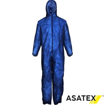 Einwegoverall blau PP-Einweganzug blau Einwegbekleidung PP-3L 35g/m²