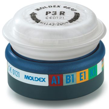 Moldex 9430-12 Moldex Kombifilter A1B1E1K1P3 R Filter Moldex Vollmaske 9000 Halbmaske 7000 EasyLOCK