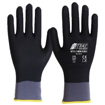 NITRAS® 8711 SKIN FLEX C Montagehandschuhe mit Beschichtung NITRAS® Handschuhe