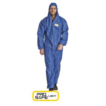 ProSafe® LIGHT Schutzanzug Kategorie 3 Typ 5, 6 Schutzanzug Typ 5+6 Einwegoverall blau Prosafe LIGHT