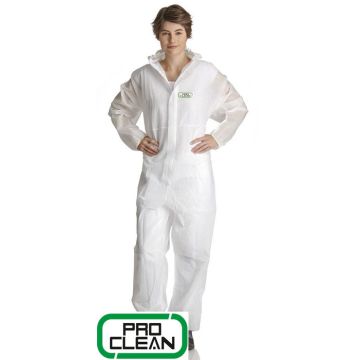 ProSafe® ProClean® Schutzanzug Kategorie 1 Schutzanzug Einwegoverall weiß