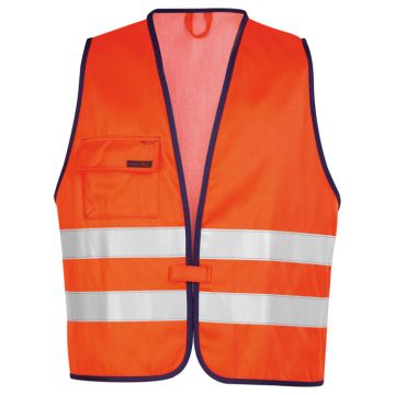 rofa® Arbeitskleidung rofa® Multinorm Warnschutzweste rofa® Multinormen Weste 345190 390g/m² orange