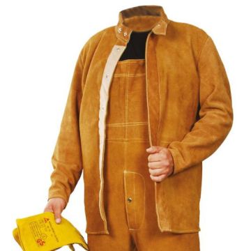 Schweißerjacke Leder Hase York Brown 694500