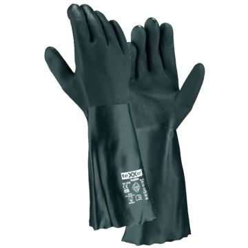 teXXor® 2142 Chemikalienschutzhandschuhe PVC-Handschuhe grün - 40 cm topline