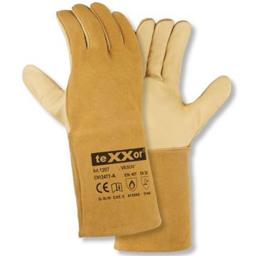 teXXor® Schweißerhandschuhe VESUV teXXor® 1207 Schweißerschutzhandschuh