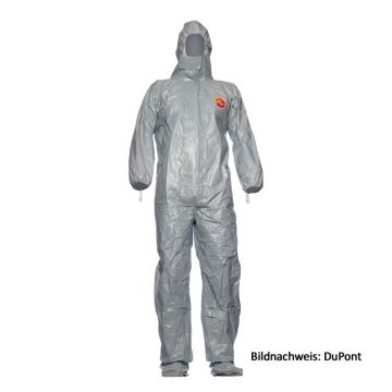Tychem-6000-F-CHA5-Chemikalienschutzanzug-grau-Chemie-Schutzanzug-m-Socken-Kategorie-3-Typ-3B-4B-5B-6B-ohne-Logo