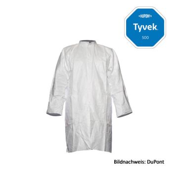 Tyvek-500-PL30NP-Kittel-Einweg-Einweg-Mantel-Tyvek-Einwegbekleidung