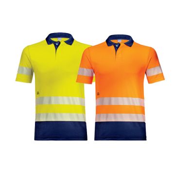 uvex Warnschutz Poloshirt 88279 88280 uvex Warn Polo-Shirt suXXed construction - kurzarm 