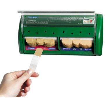 Salvequick-Sofortpflaster-Cederroth Spender gefüllt Salvequick-Sofortpflaster-Cederroth Spender gefüllt