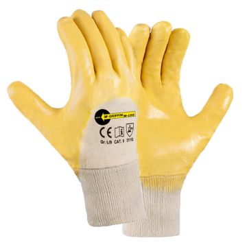 Top Griffin Ni-Lite Nitrilhandschuh gelb Strickbund TOP Top Griffin Ni-Lite Nitrilhandschuh gelb Strickbund TOP