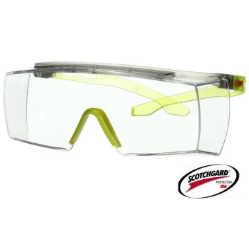 3M™ Schutzbrille 3M™ SecureFit 3700 klare Überbrille Scotchgard™ SF3701SGAF-GRN 3M™ Schutzbrille 3M™ SecureFit 3700 klare Überbrille Scotchgard™ SF3701SGAF-GRN