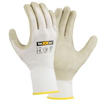 Nylonhandschuhe Nitril Beschichtung teXXor® Handschuhe 2420 Nylonhandschuhe Nitril Beschichtung teXXor® Handschuhe 2420