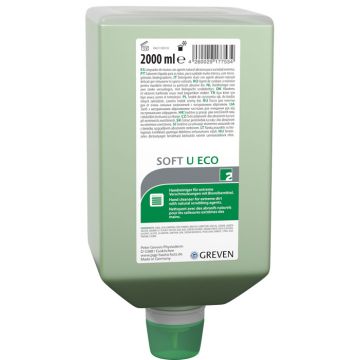 GREVEN® SOFT U ECO Peter Greven Handreiniger - 2000 ml Varioflasche GREVEN® SOFT U ECO Peter Greven Handreiniger - 2000 ml Varioflasche