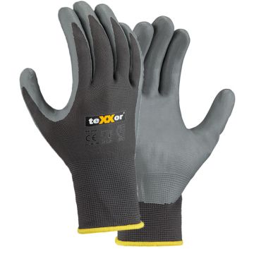Polyesterhandschuhe Nitril Beschichtung teXXor® Handschuhe 2430 Polyesterhandschuhe Nitril Beschichtung teXXor® Handschuhe 2430