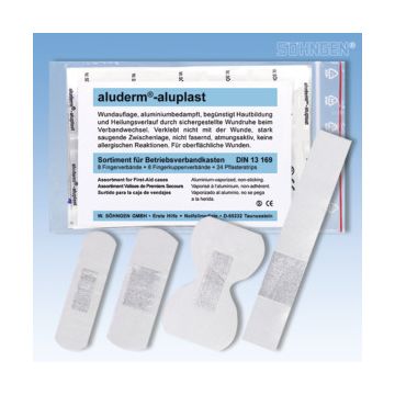Söhngen aluderm®-aluplast Fingerverband-Sortiment DIN 13 169 Söhngen aluderm®-aluplast Fingerverband-Sortiment DIN 13 169