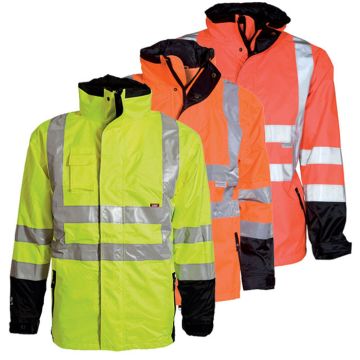 ELKA rainwear Elka Warnschutzjacke Visible Xtreme 086100R Regenbekleidung Warnschutzregenjacke
