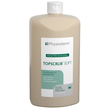 Physioderm® TOPSCRUB® SOFT Physioderm Handreiniger - 500 ml Hartflasche Physioderm® TOPSCRUB® SOFT Physioderm Handreiniger - 500 ml Hartflasche