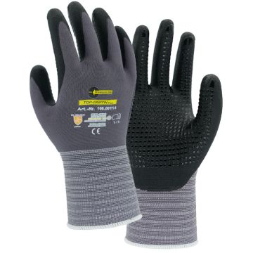 TOP-GRIFFIN-PLUS Montagehandschuhe Nitril Beschichtung mit Noppen TOP-RANGE TOP-GRIFFIN-PLUS Montagehandschuhe Nitril Beschichtung mit Noppen TOP-RANGE