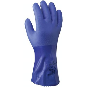 SHOWA® 660 Chemikalienschutzhandschuhe PVC-handschuhe blau SHOWA® 660 Chemikalienschutzhandschuhe PVC-handschuhe blau