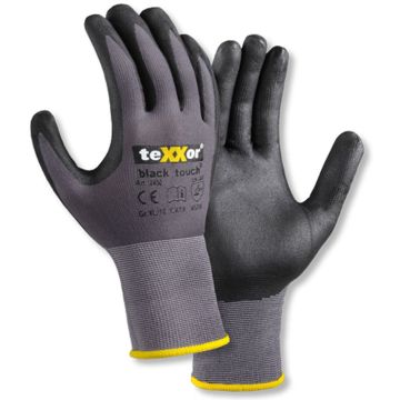 teXXor® black touch Montagehandschuhe Nitril Beschichtung teXXor Handschuhe 2450 teXXor® black touch Montagehandschuhe Nitril Beschichtung teXXor Handschuhe 2450