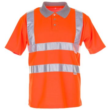 Planam Warnschutzkleidung Polo-Shirt Planam Warnschutz PoloShirt zweifarbig 2098