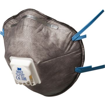 3M™ Atemschutzmaske 9922 3M™ 9922 3M™ Partikelmaske FFP2 R D + OZON 3M™ Atemschutzmaske 9922 3M™ 9922 3M™ Partikelmaske FFP2 R D + OZON