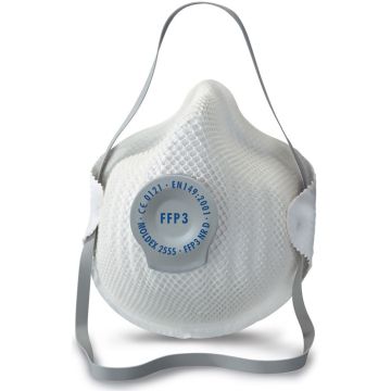 Moldex 2555 Moldex Atemschutzmaske FFP3 Moldex FFP3 Maske FFP3 NR D mit Klimaventil® Moldex 2555 Moldex Atemschutzmaske FFP3 Moldex FFP3 Maske FFP3 NR D mit Klimaventil®