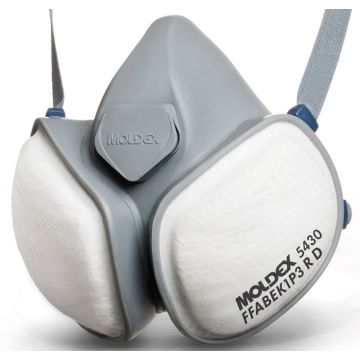 Halbmaske Moldex 5430 Moldex CompactMask FFA1B1E1K1P3 R D mit integrierten Filtern Halbmaske Moldex 5430 Moldex CompactMask FFA1B1E1K1P3 R D mit integrierten Filtern