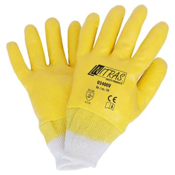 Nitril Handschuhe gelb Handschuhe Nitril NITRAS® 03400V Nitril Handschuhe gelb Handschuhe Nitril NITRAS® 03400V