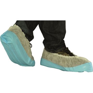 Einwegfüßlinge Schuhüberzieher Einweg-Überschuhe weiß blau PP