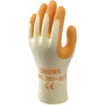 SHOWA 310 Orange Latex Handschuhe SHOWA Strickhandschuhe Latex