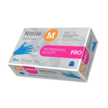 ASATEX® Nitril Einmalhandschuhe Asatex ENHU Einweghandschuhe blau puderfrei