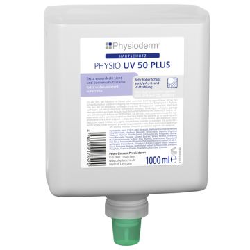 Physioderm® PHYSIO UV 50 plus Hautschutzcreme Physioderm Hautschutz - 1000 ml Neptuneflasche