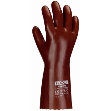 XL 10 Paar EXCEL RED PVC Arbeitshandschuhe H8040 Handschuhe Schutz-Handschuh Gr 