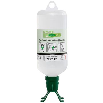 Plum Augenspülflasche DUO 1000 ml steriler Natriumchloridlösung 4800 Plum Augenspülflasche DUO 1000 ml steriler Natriumchloridlösung 4800