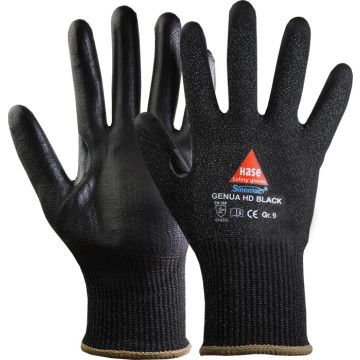 HASE GENUA HD Black 508507 schnittfeste Handschuhe Schnittschutzhandschuhe Klasse C