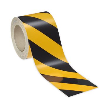 3M™ 13058R10 3M™ Warnmarkierung gelb schwarz reflektierende Folie 3M™ 13058R10 3M™ Warnmarkierung gelb schwarz reflektierende Folie