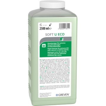 GREVEN® SOFT U ECO Peter Greven Handreiniger - 2500 ml Hartflasche GREVEN® SOFT U ECO Peter Greven Handreiniger - 2500 ml Hartflasche