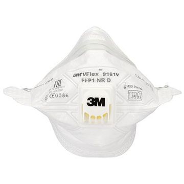 3M™Atemschutzmaske FFP1 3M 9161E VFlex Maske FFP1 NR D mit Ausatemventil