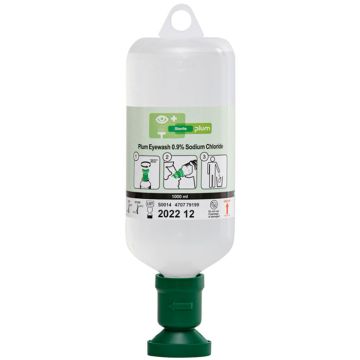 Plum Augenspülflasche 1000 ml Natriumchloridlösung | 4707