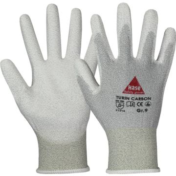 HASE TURIN Carbon 508230 ESD-Handschuh Hase Safety Gloves Carbon-Handschuhe