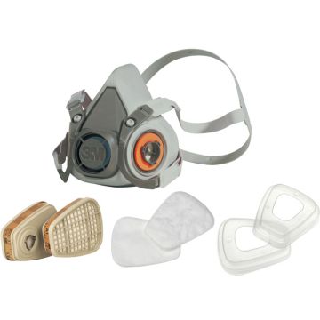 3M™ Maskenset 6212M 3M™ Halbmaske 6200M und Filter A1P2R 3M™ Halbmasken-Set