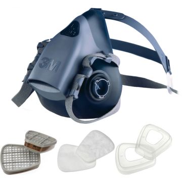 3M™ Maskenset 7523 3M™ Halbmaske 7500 und Filter A2P3R 3M™ Halbmasken-Set